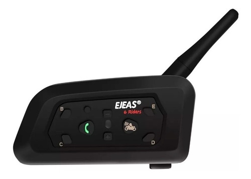 Intercomunicador Bluetooth Casco Moto V6 Pro 1200 Mts - Full