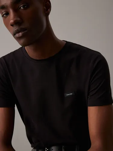 Polera Stretch Slim Fit Negro Calvin Klein