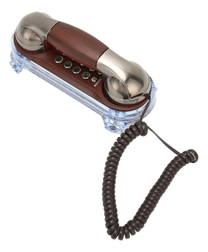 Telefone Fixo Vintage Com Fio Retrô Para Montagem Em Parede