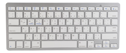 Teclado Ultradelgado Bt Inalámbrico A Prueba De Salpicaduras