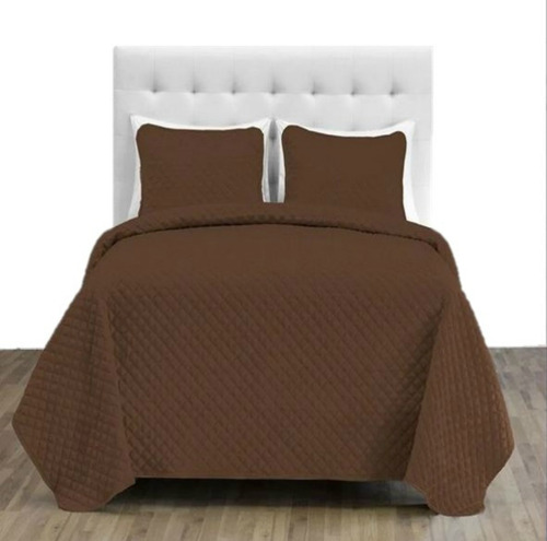 Comforter Café Beige Microfibra King Doble Faz