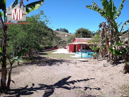 Imagem 1 de 20 de Ótima Chácara Com 03 Dormitórios, Pomar, Horta E Linda Vista, À Venda, 1500 M² Por R$ 250.000 - Rural - Socorro/sp - Ch0748