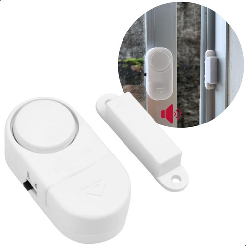 Alarme Residencial Sensor Sem Fio Portas E Janelas Pilhas