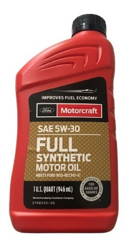 Aceite Motorcraft 5w30 Full Sintético 0.946ml