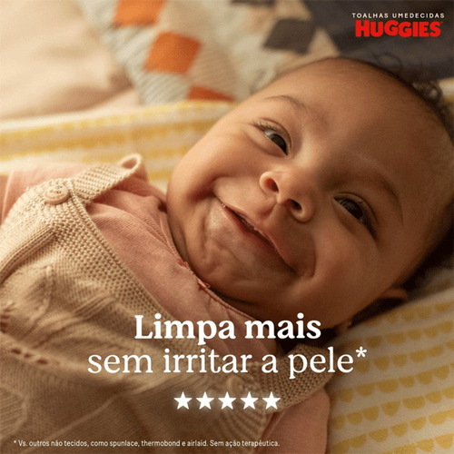 9 Kits Lenços Umedecidos Huggies Max Clean Lv 4 Pg 3 192 Uni