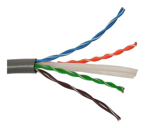 Cable De Red Utp 100% Cobre Cat 6 Rj45 Certificable 100 Mts