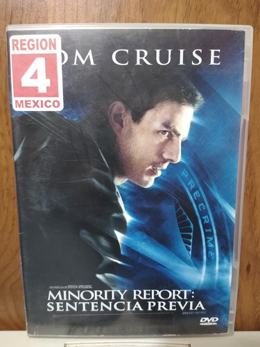 Minority Report Sentencia Previa Dvd 2 Discos Tom Cruise