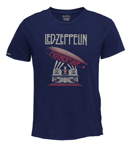 Camiseta Led Zeppelin Banda Rock Mothership Hombre Bto