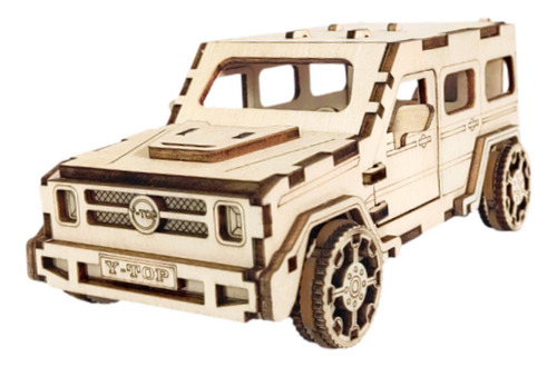 Kit De Carro De Quebra -cabeça De Madeira 3d, Teaser