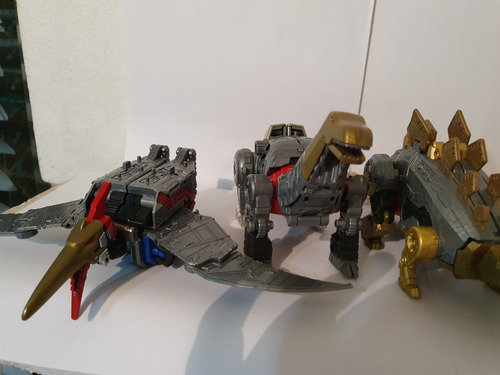 Transformers Dainabots Devastator Dinosaurio 33 Cm (Usado)