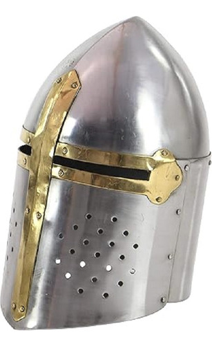 Casco Medieval Caballero Medieval Tamaño Real