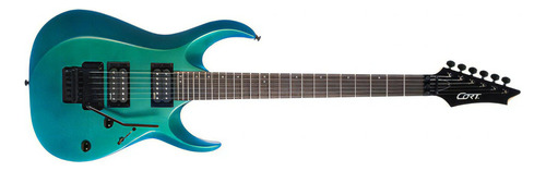 Guitarra eléctrica - 6c - Cort- X 300 Fbl Cor Azul-Celeste
