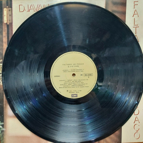 Vinil Lp Djavan Faltando Um Pedaço