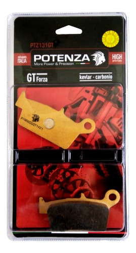 Imagem 1 de 1 de Pastilha De Freio Traseiro Falcon Xre 300 Cr80 Cr85 Potenza
