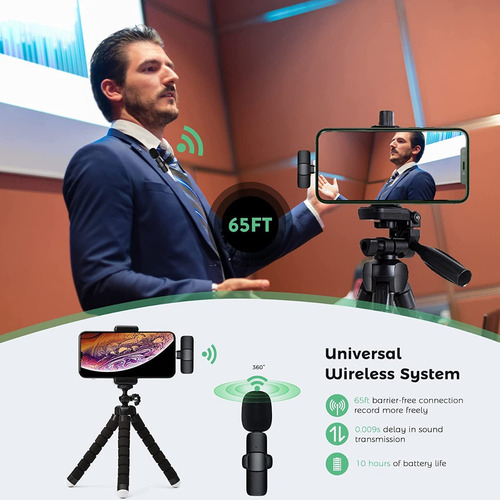 Imagem 3 de 6 de Microfone Lapela Live Wireless Usb Androide iPhone 2.4g