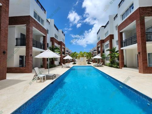 Apartamento Amueblado En Punta Cana, Los Corales, 2 Habitaciones A 10 Minutos Caminando A La Playa