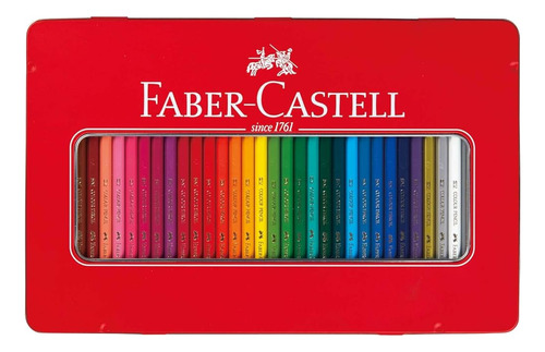 Faber Castell Tfc-cp/36c Lápices De Colores Al Óleo, Lata Pl