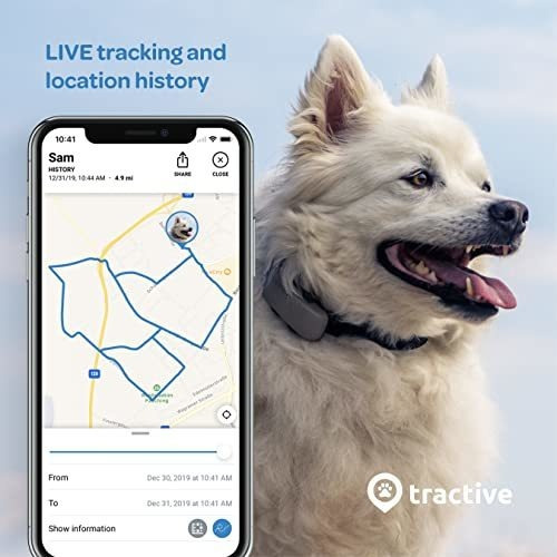 Gps Tractive Para Perros - Resistente Al Agua, Ubicac