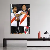 Comprar Cuadros Fútbol River Enzo Perez Leo Ponzio (80x50 Cm)