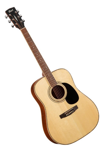 Imagen 2 de 2 de Guitarra acústica Cort Standard AD880 para diestros natural satin