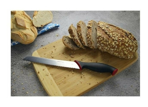 Imagen 3 de 3 de Cuchillo De Pan Acero Inoxidable 20 Cm Magefesa