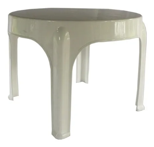 Mesa Auxiliar Plastica Apilable 60 Cm De Diametro