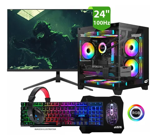 Pc Gamer Completo Rtx 5060 8gb Ryzen 7 5700x 16gb Ddr4 Ssd