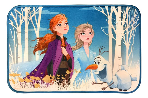 Alfombra Baño Para Niño Anna Elsa Olaf 20  Ancho X 30  Largo