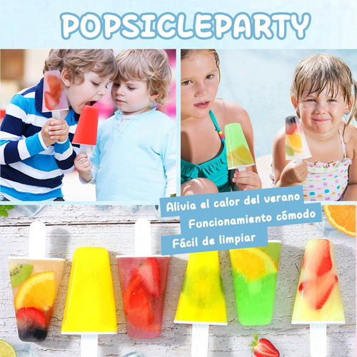 Moldes Parapaletas 10cavidades, Moldes Silicona Para Paletas