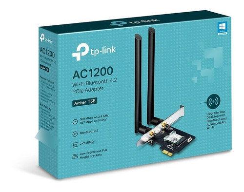 Tarjeta Red Wi-fi Pci-e Archer T5e Ac1200 + Bluetooth 4.2