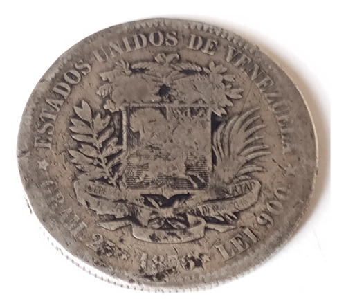 Moneda De 1 Venezolano 1876