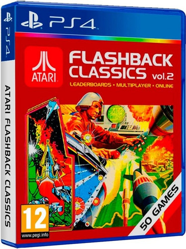 Ps4 Atari Flashback Clasico 50 Juegos, Juego Fisico Nuevo