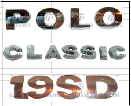 Kit Emblemas Polo Classic 1,9 Sd