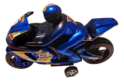 Juguete Moto De Carrera A Friccion High Speed Super King