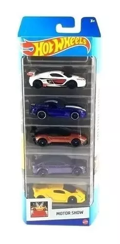 Carrinho Hot Wheels Pack Com 5 Original Mattel Motor Show