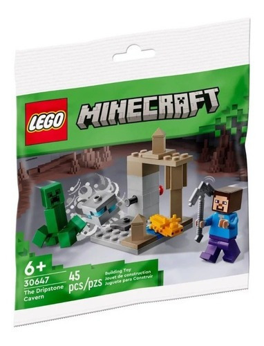Lego Minecraft 30647 La Cueva De Estalactitas 45 Pz Polybag