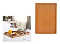 Comprar Bandeja Madera 36 X 25cm Bambu Desayuno Calidad Premium Chic