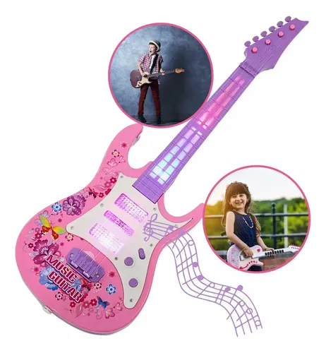 Guitarra Infantil Sing-Along De Pistas De Blue Y Tú – 3 Modos De Juego, Luces Y Canciones De La Serie, Desde 3 Años