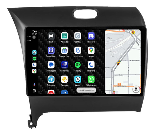 Multimidia Cerato 13/23 9p Octacore Carplay 8gb 256gb Tpros