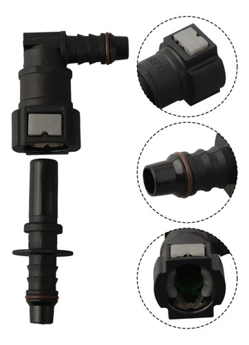 Acople Rápido De Linea De Combustible Hembra L, Macho 9.89mm