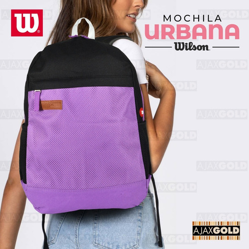 Imagen 6 de 10 de Mochila Wilson Original Reforzada Deportes Gym Impermeable