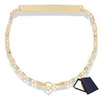 Comprar Pulsera Pulso Esclava 18cm Oro Sólido 10k Kilates Placa 10k Kilates Placa Mujer Dama Esclava Para Oro Puro 10k 10 Kilates Adulto Brazalete Oro Esclava Oro Oro Puro 10k Planchada 3 Oros 10k Florentino