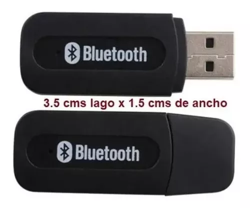 Receptor Bluetooth Usb Aux 3.5 Para Autos Bocinas Estereos