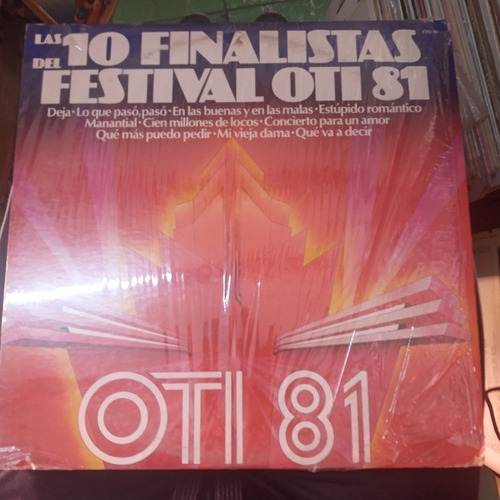 10 Finalistas Oti 81 Joan S. Yuri.. Vinyl,lp,acetato Oferta1