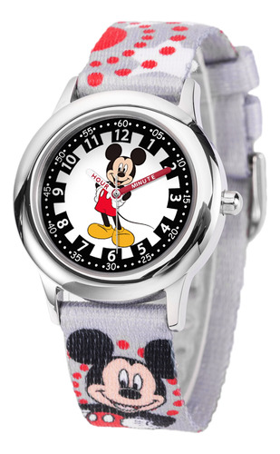 Reloj Disney Para Niños Wds001174 Mickey Mouse De Acero