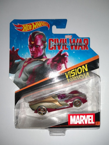 Hot Wheels Vision Avengers Civil War Marvel 