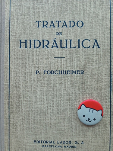Libro Tratado De Hidráulica Philipp Forchheimer 166f4