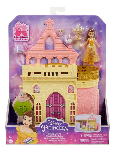 Set de juego Disney Princess Castelo Bela Empilhável - Mattel
