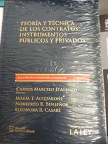 Comprar  Dalessio Teoría Y Tecnica De Los Contratos Instrumentos