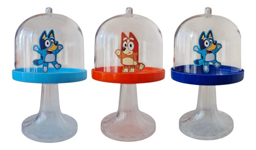 Set Premium Candy Bar Bluey. Valijita, Tubo, Posa, Bote X 40